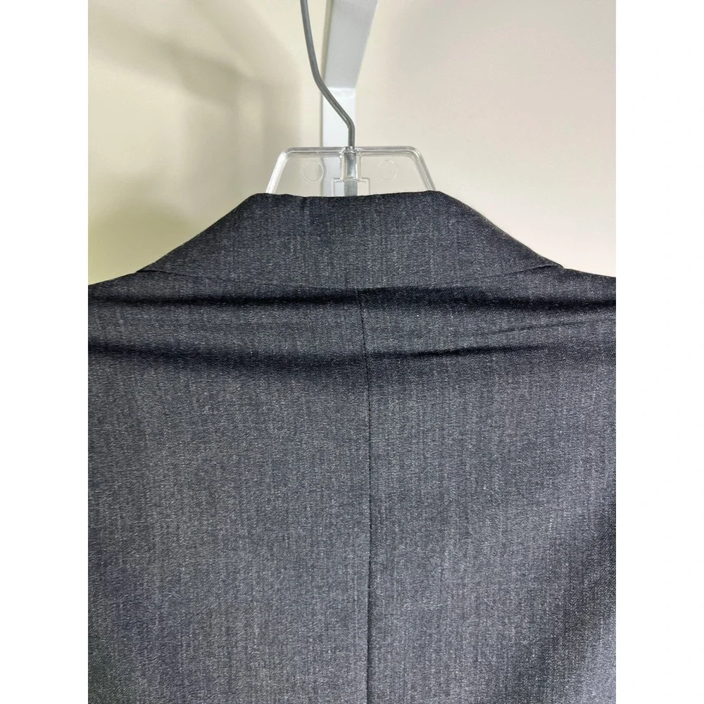 Calvin Klein Blazer 46R Gray Wool Timeless Corporate Business Casual Office